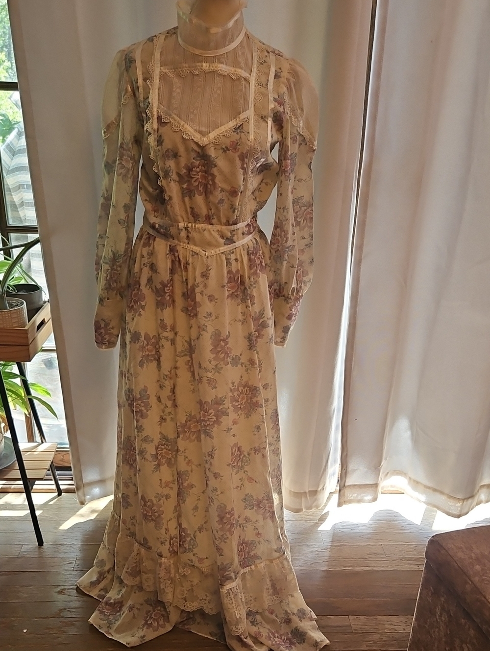 Gunne Sax Floral Maxi 11? - Picture 2 of 8